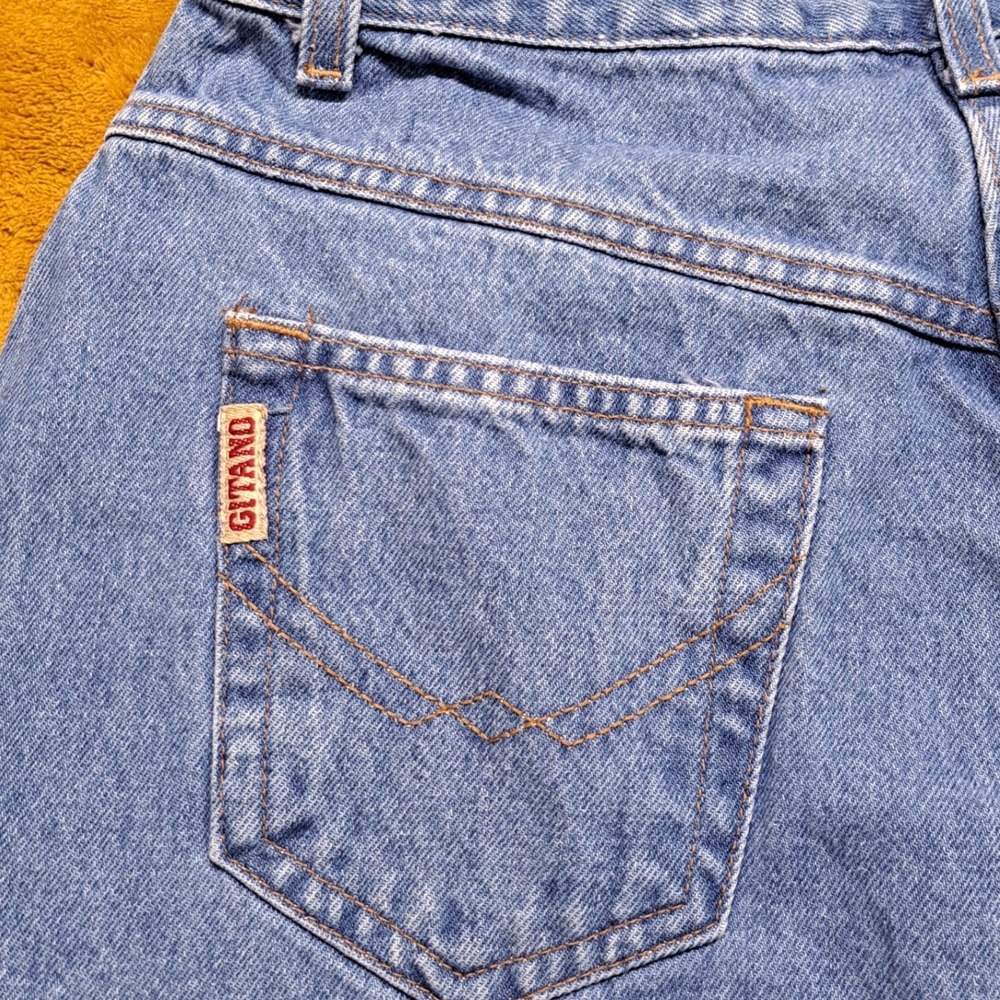 P.S. Gitano Mom Jeans Women 29 Blue Excellent High Rise Tapered 90s Vintage - Picture 8 of 11